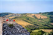 Nelle terre di Matilde - Paesaggio dell'appennino reggiano dalla rocca di Canossa. 